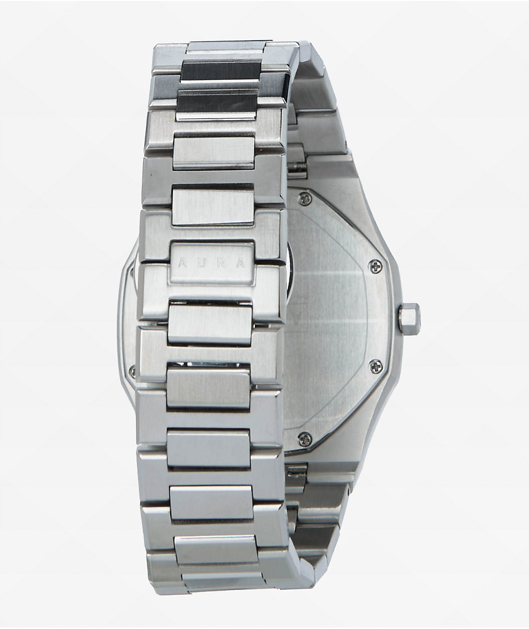 AURA Ultra Thin 001 Stainless Steel & Black Analog Watch