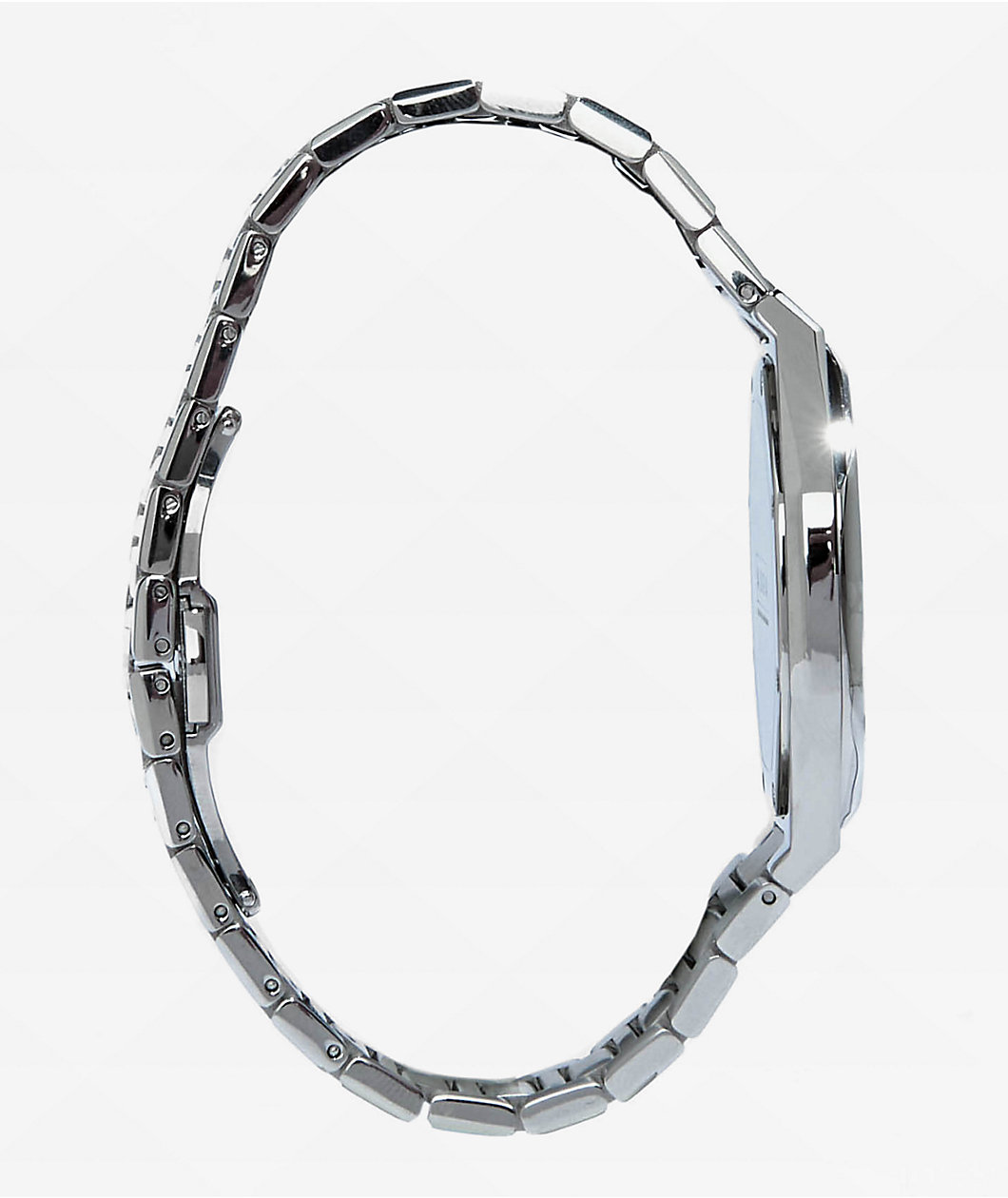 AURA Ultra Thin Mirror Stainless Steel Analog Watch