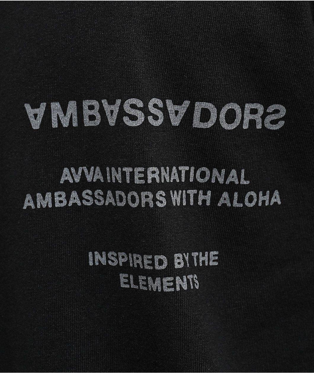 AVVA Barbed Globe Black T-Shirt