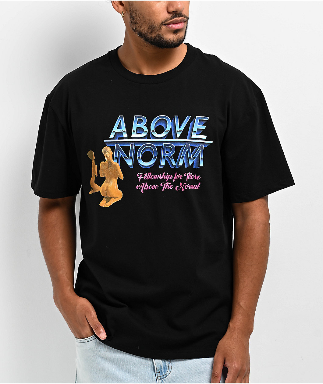 Above The Norm Pray 4 Normal Black T-Shirt