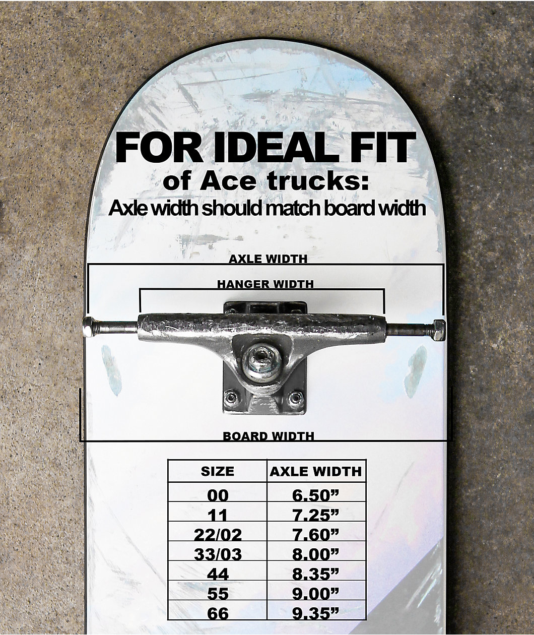 Ace 55 Polished Silver Skateboard Truck