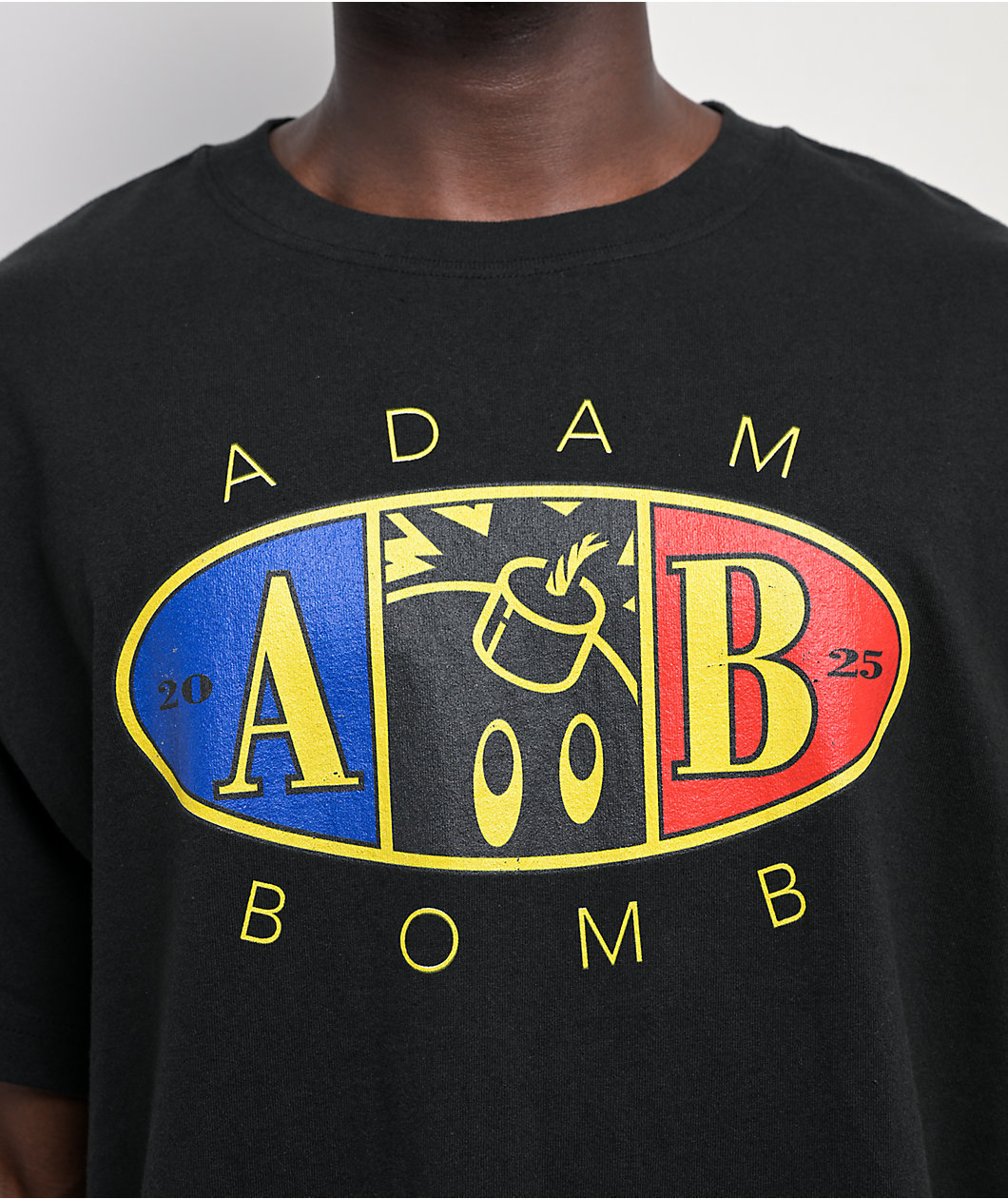 Adam Bomb 5 Star Black T-Shirt
