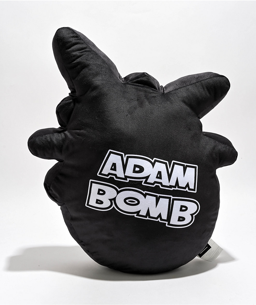 Adam Bomb Black Plush Pillow