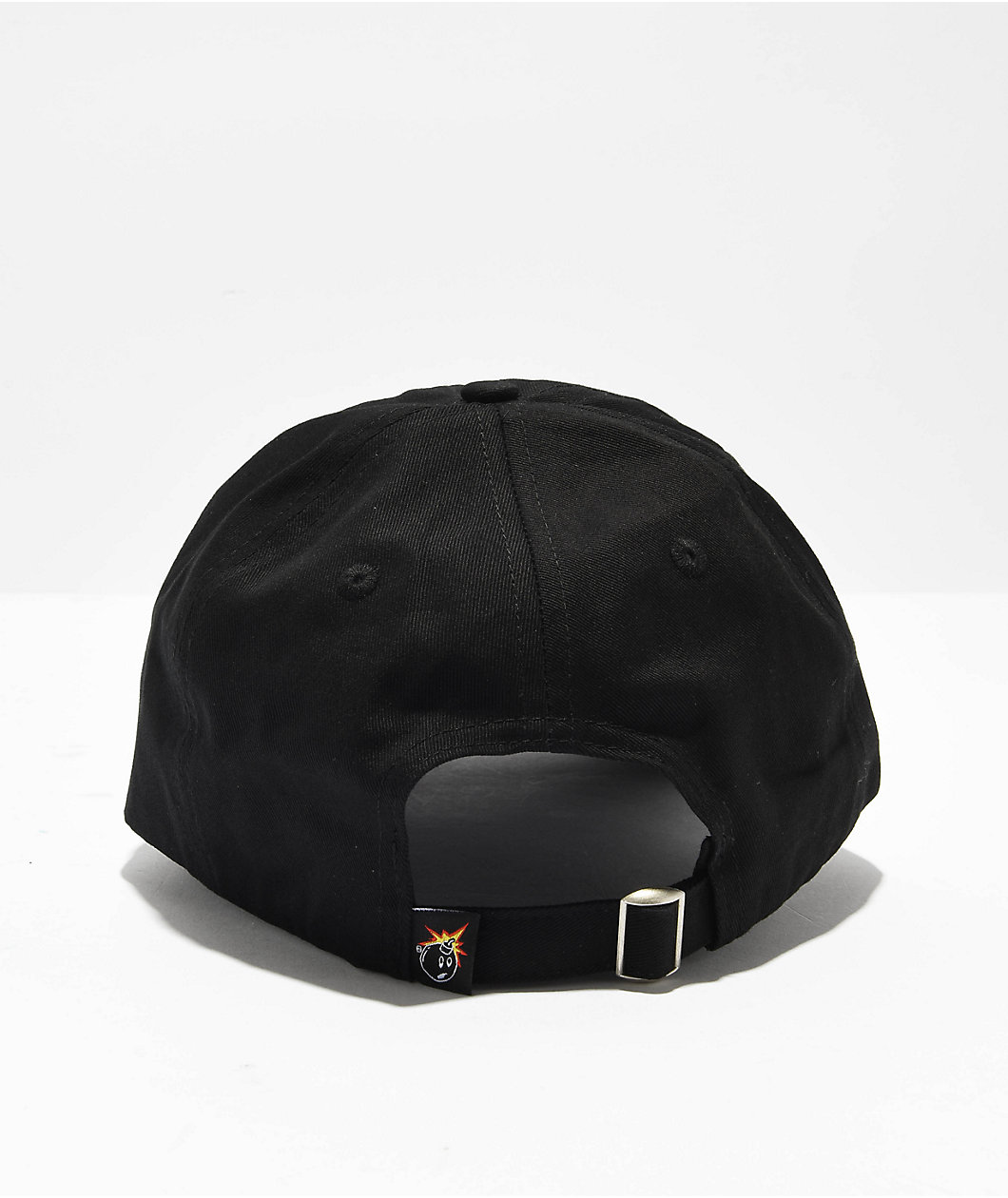 Adam Bomb Bones Black Strapback Hat 