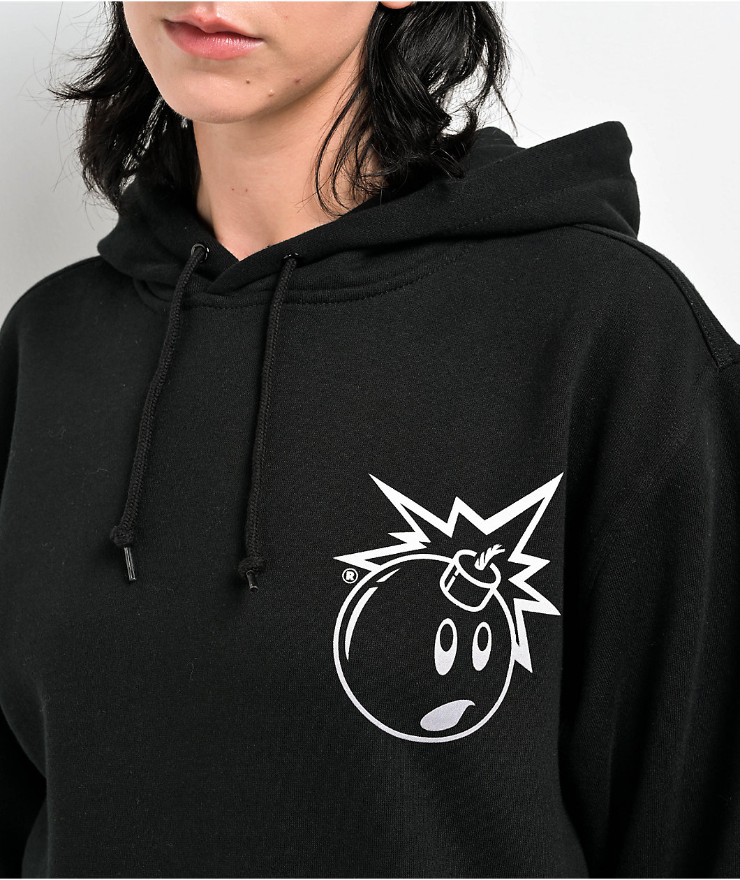 Adam Bomb Gradient Black Hoodie