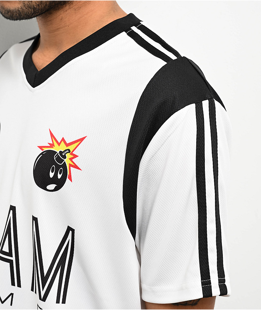 Adam Bomb Griffith White Soccer Jersey