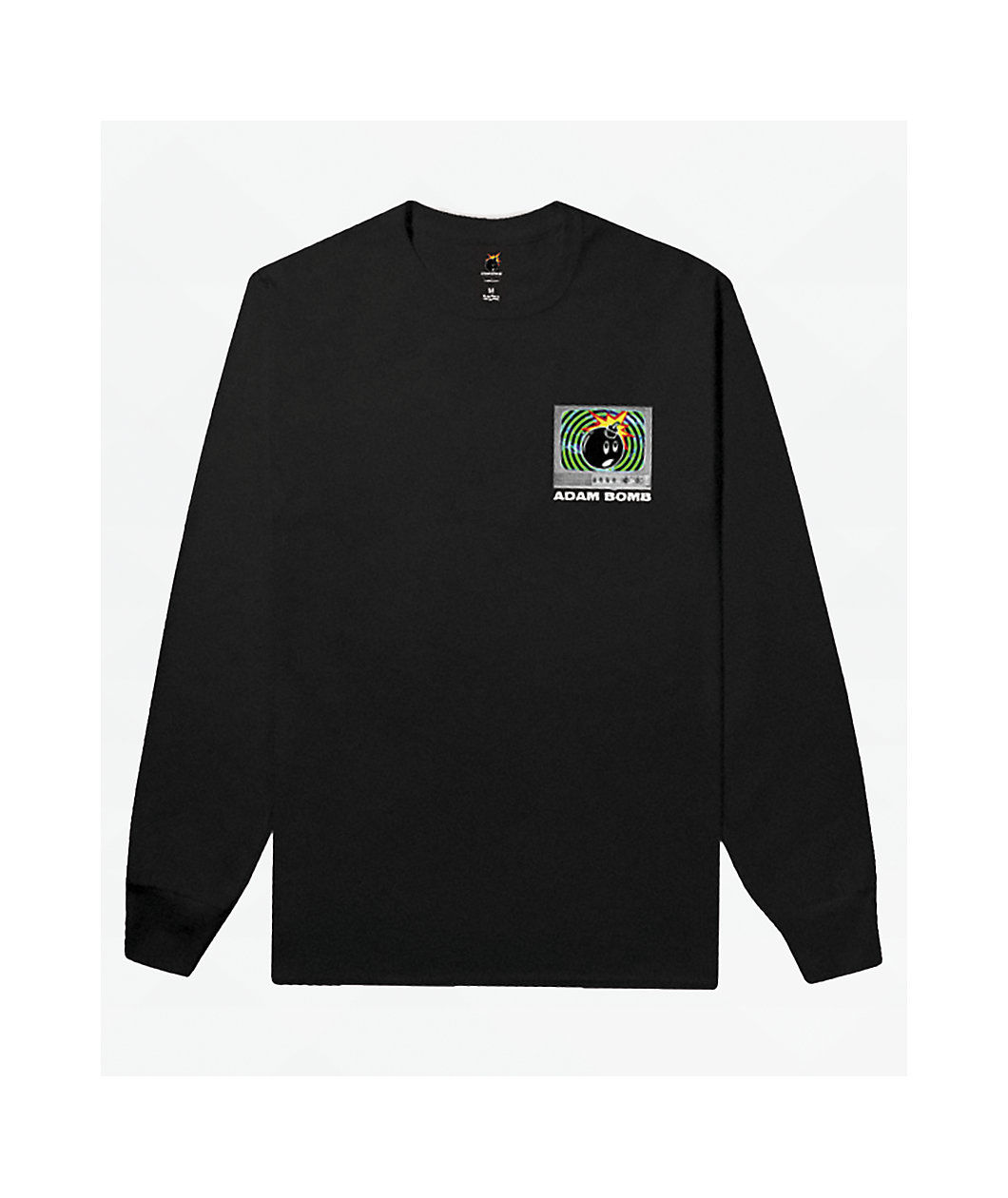 Adam Bomb Mass Creation Black Long Sleeve T-Shirt