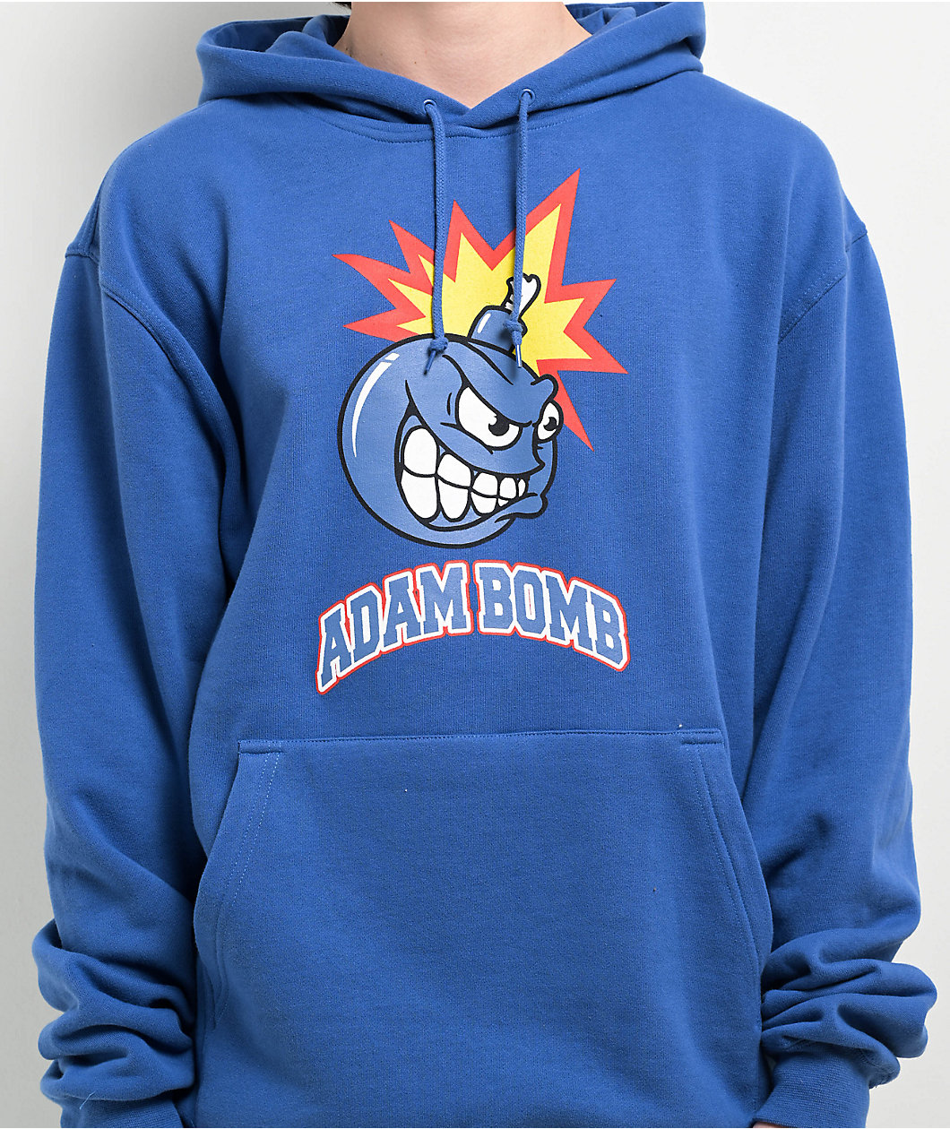 Adam Bomb Mean Bomb Blue Hoodie