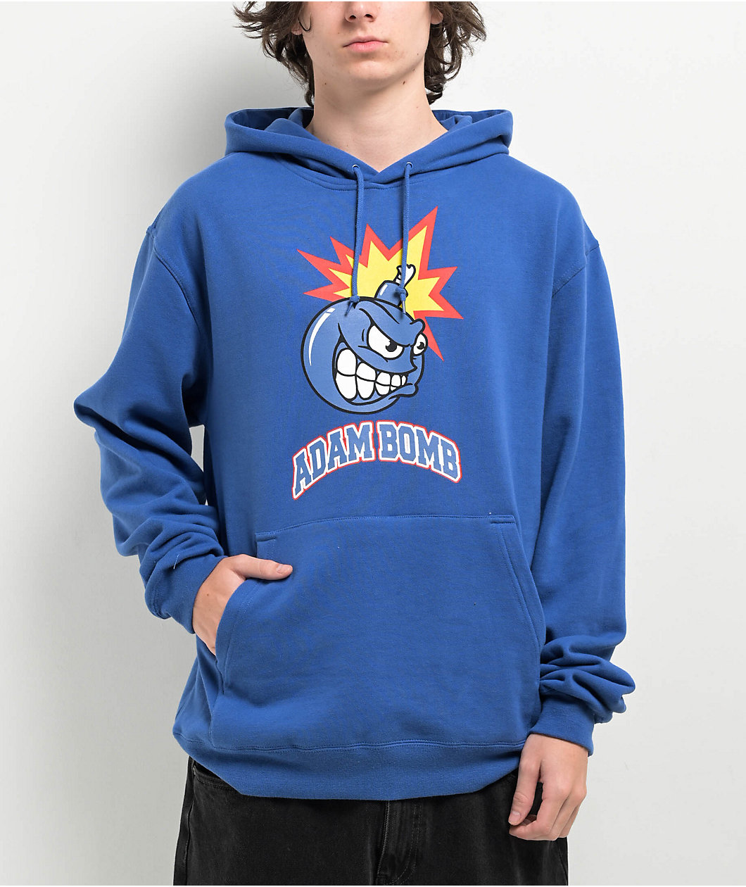 Adam Bomb Mean Bomb Blue Hoodie