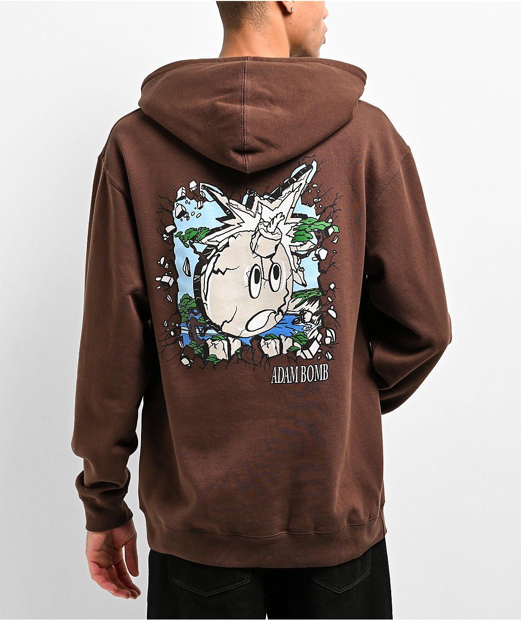 Adam Bomb Stone Adam Brown Hoodie