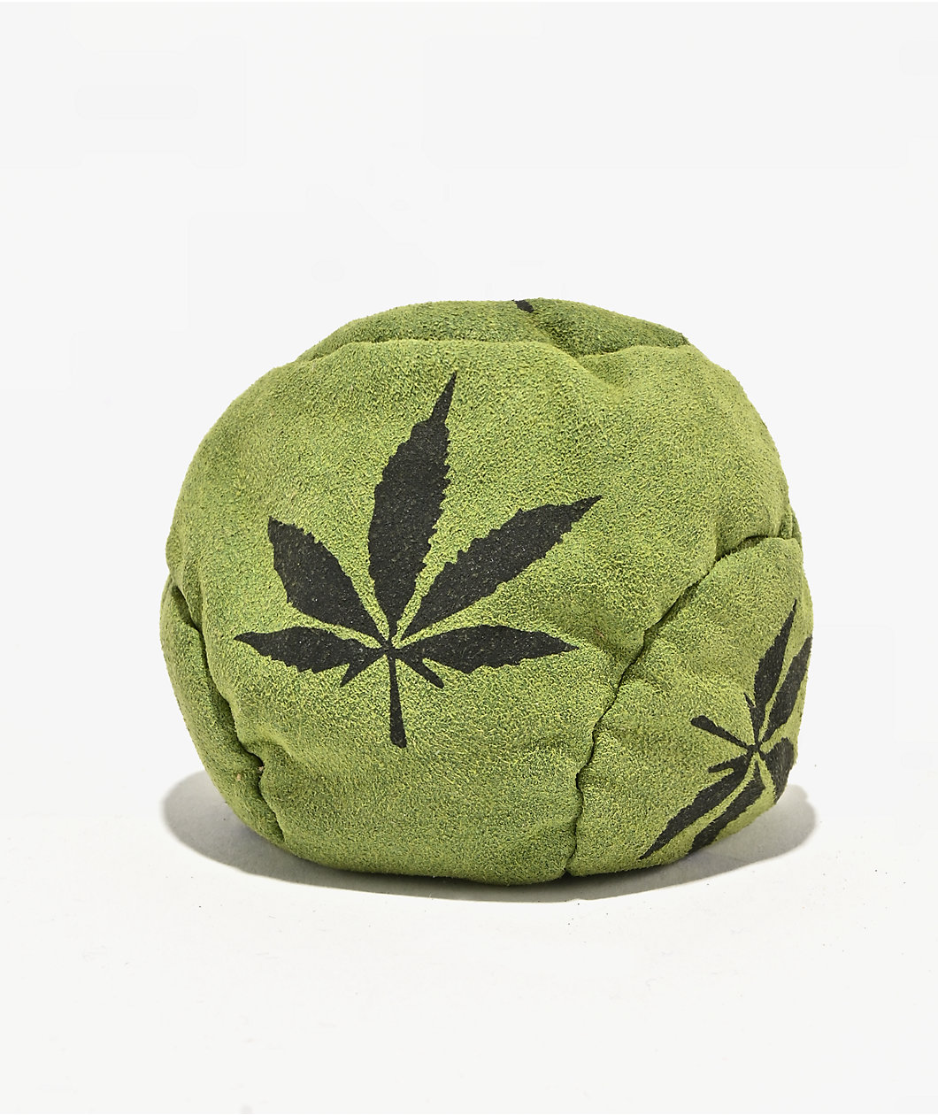 Adventure Imports Black Leaf On Green 5-Panel Hacky Sack