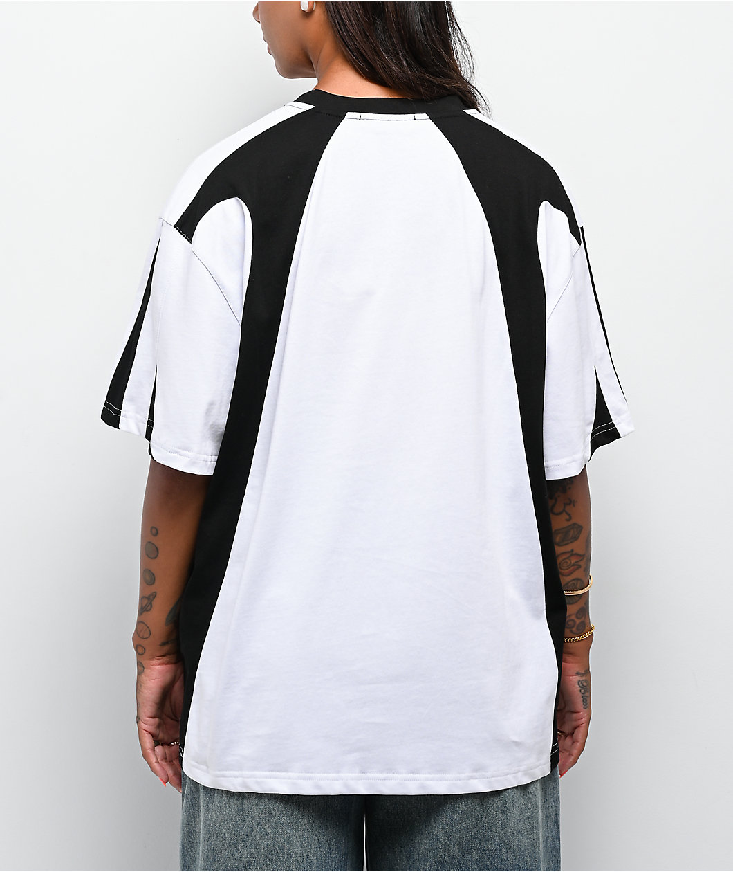 Aelfric Eden Segmentation Patchwork White T-Shirt