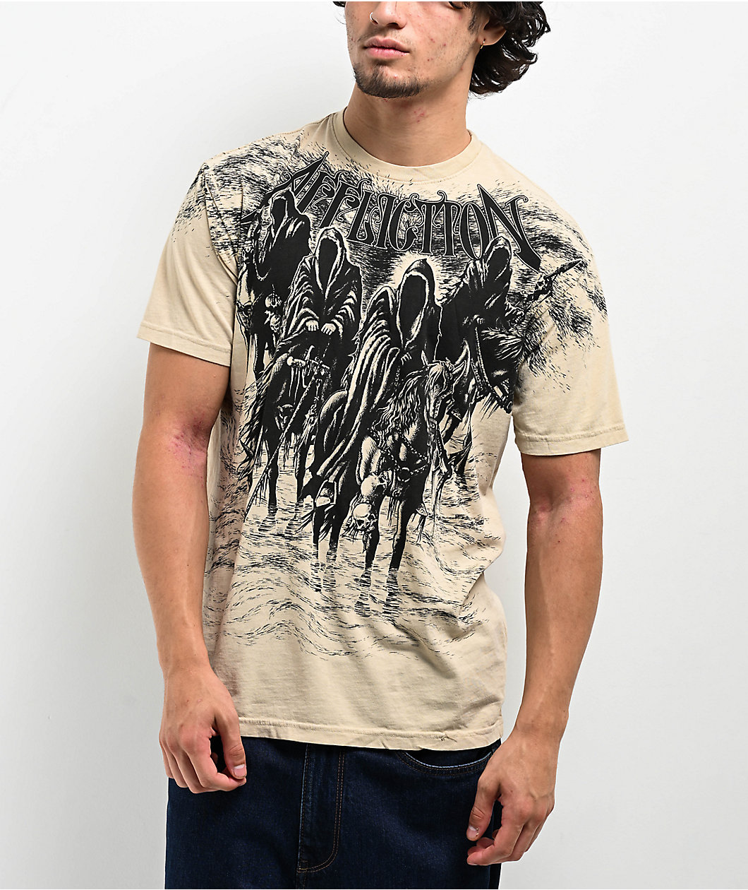 Affliction Black Knight Sand T-Shirt