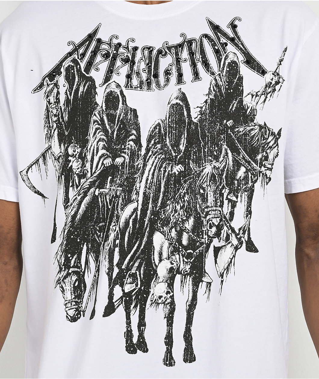 Affliction Black Night White T-Shirt