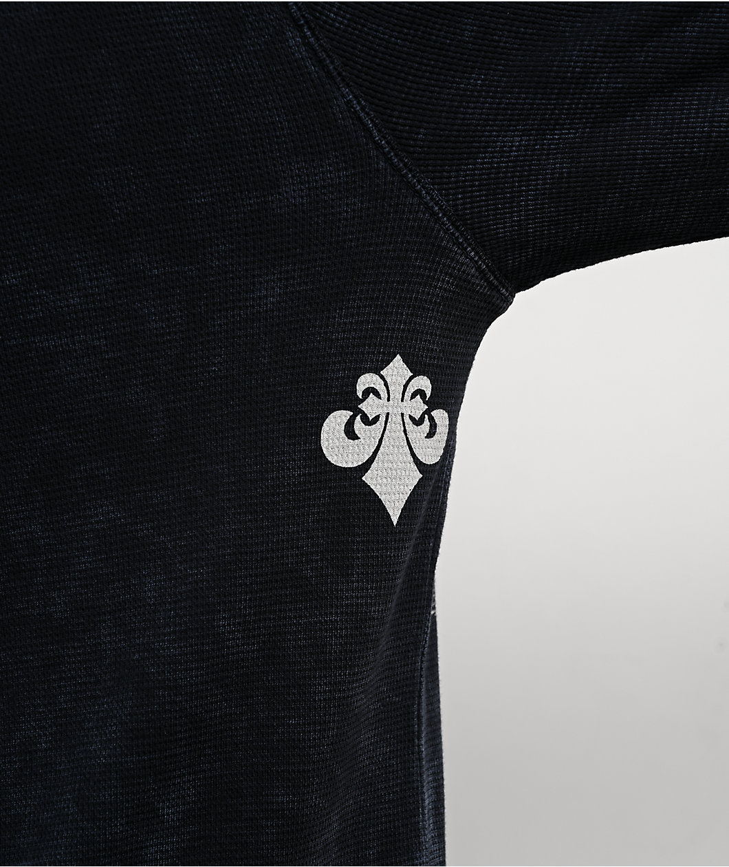 Affliction Catastrophe Black Wash Thermal Long Sleeve T-Shirt