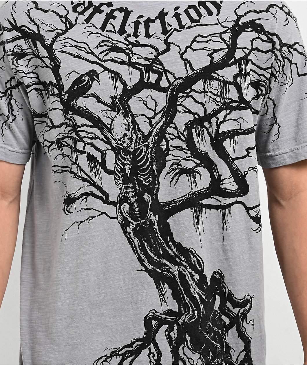 Affliction Catharsis Grey T-Shirt