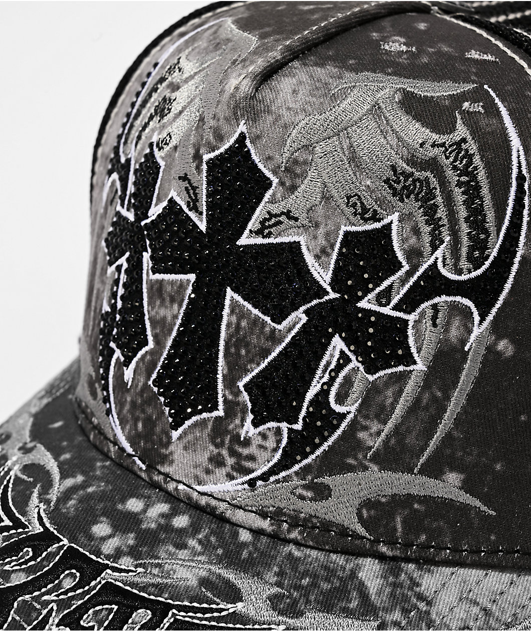 Affliction Cauterized Stone Trucker Hat