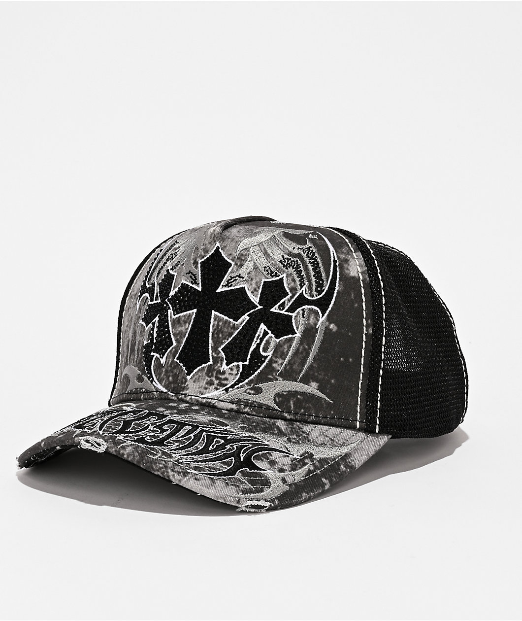 Affliction Cauterized Stone Trucker Hat