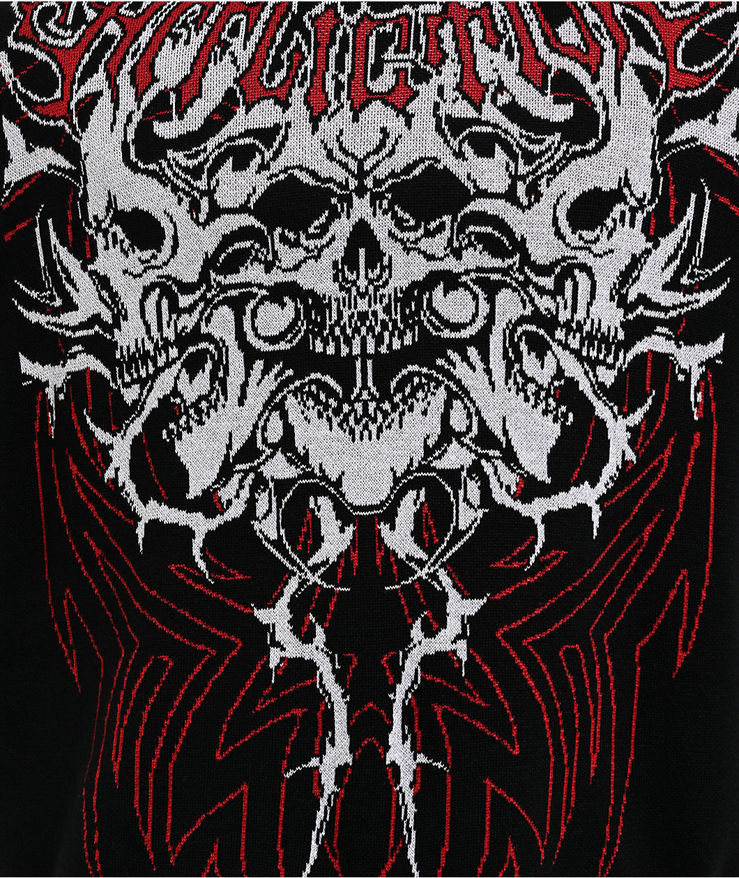 Affliction Corrosive Kingdom Black Sweater