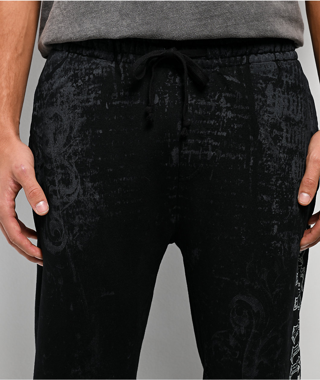 Affliction Courage Black Sweatpants
