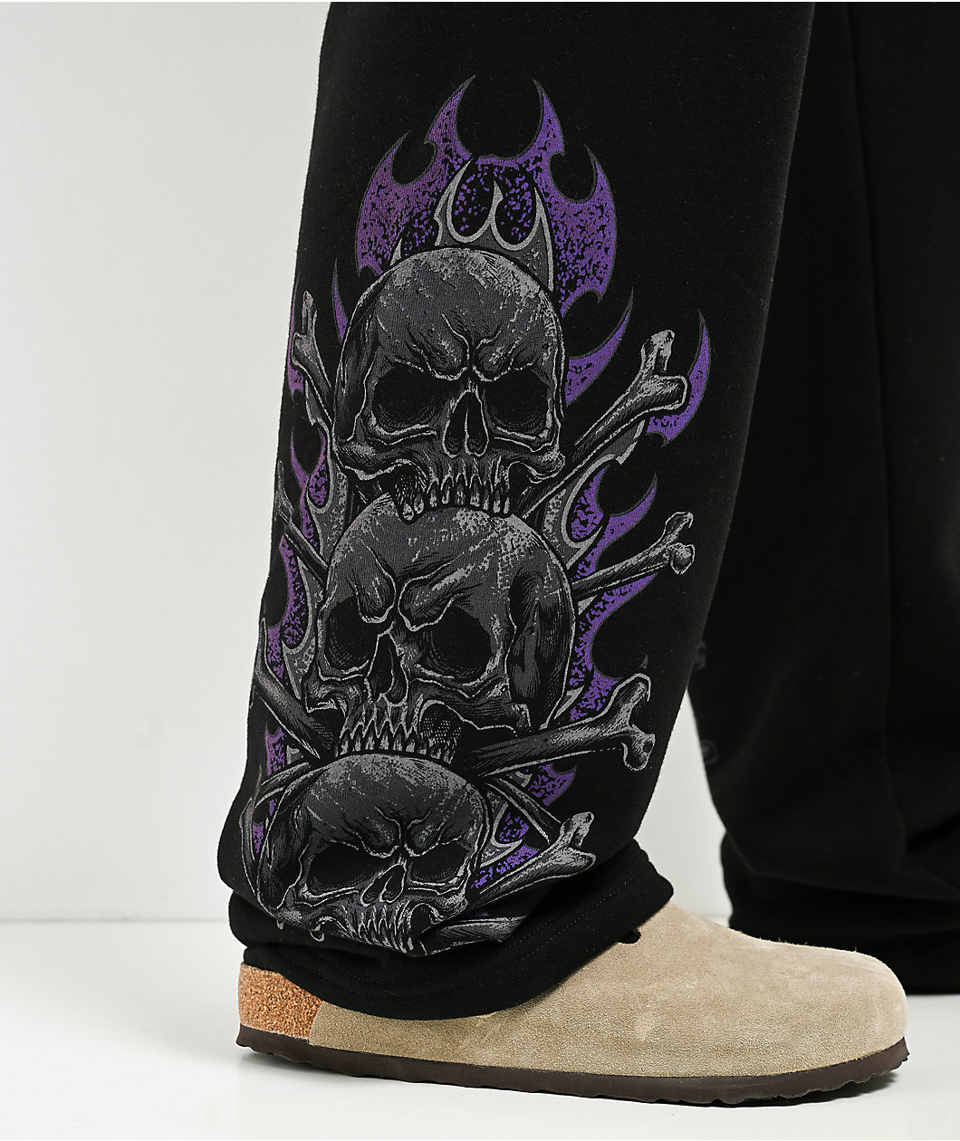 Affliction Darkness Falls Black Sweatpants