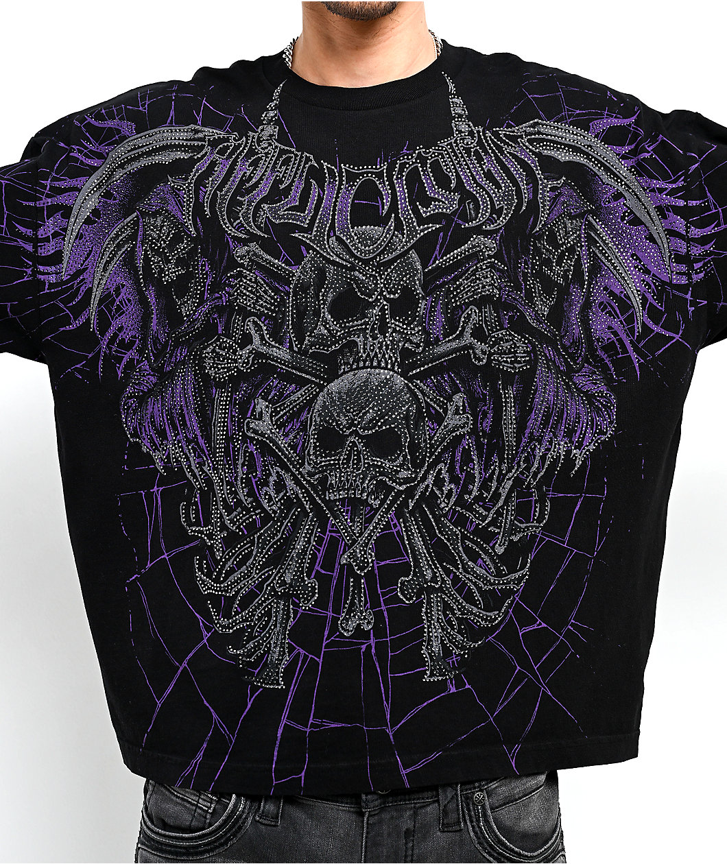 Affliction Darkness Falls Black T-Shirt