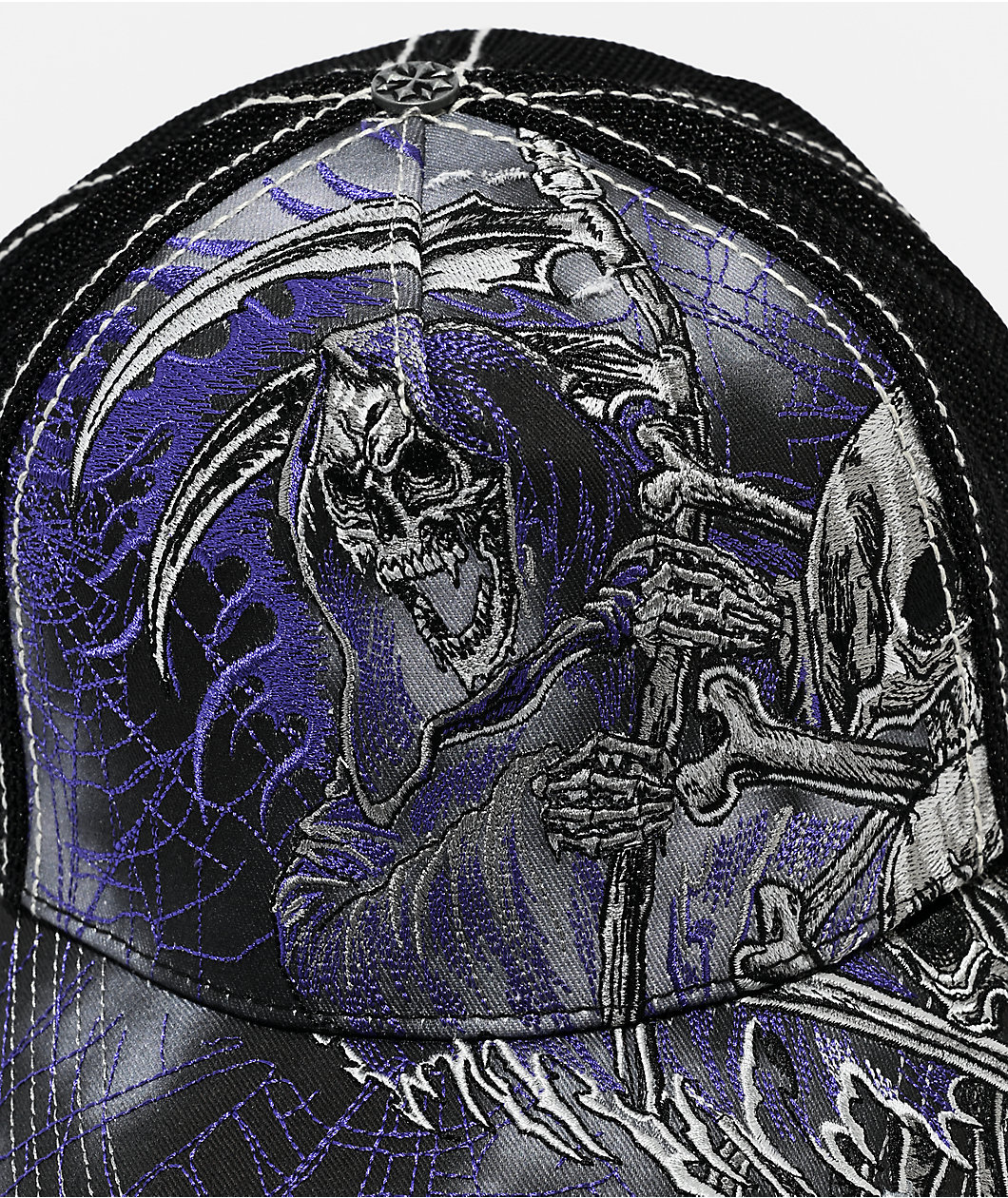 Affliction Darkness Falls Black Trucker Hat