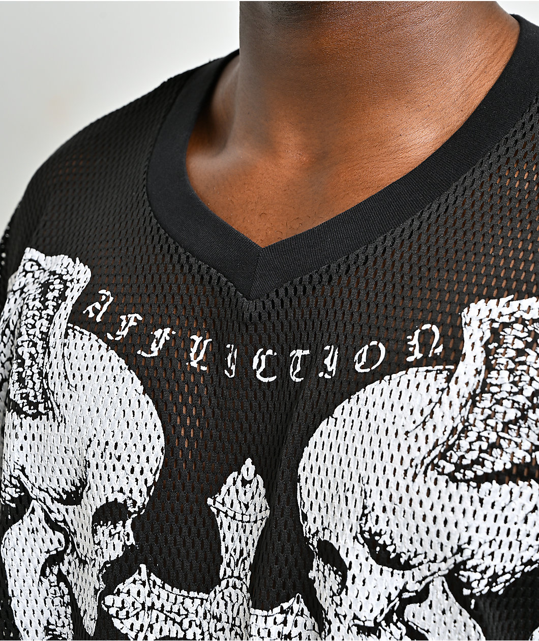 Affliction Death Trial Black Mesh Jersey