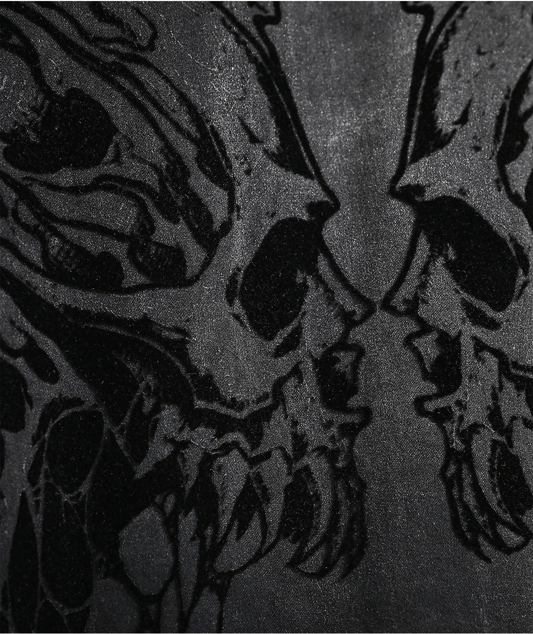Affliction Death's Reflection Washed Black Button Up Shirt
