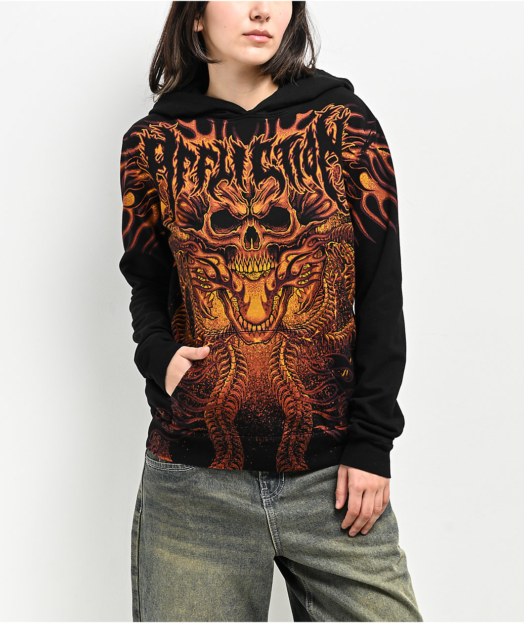 Affliction Electric Storm Black Hoodie