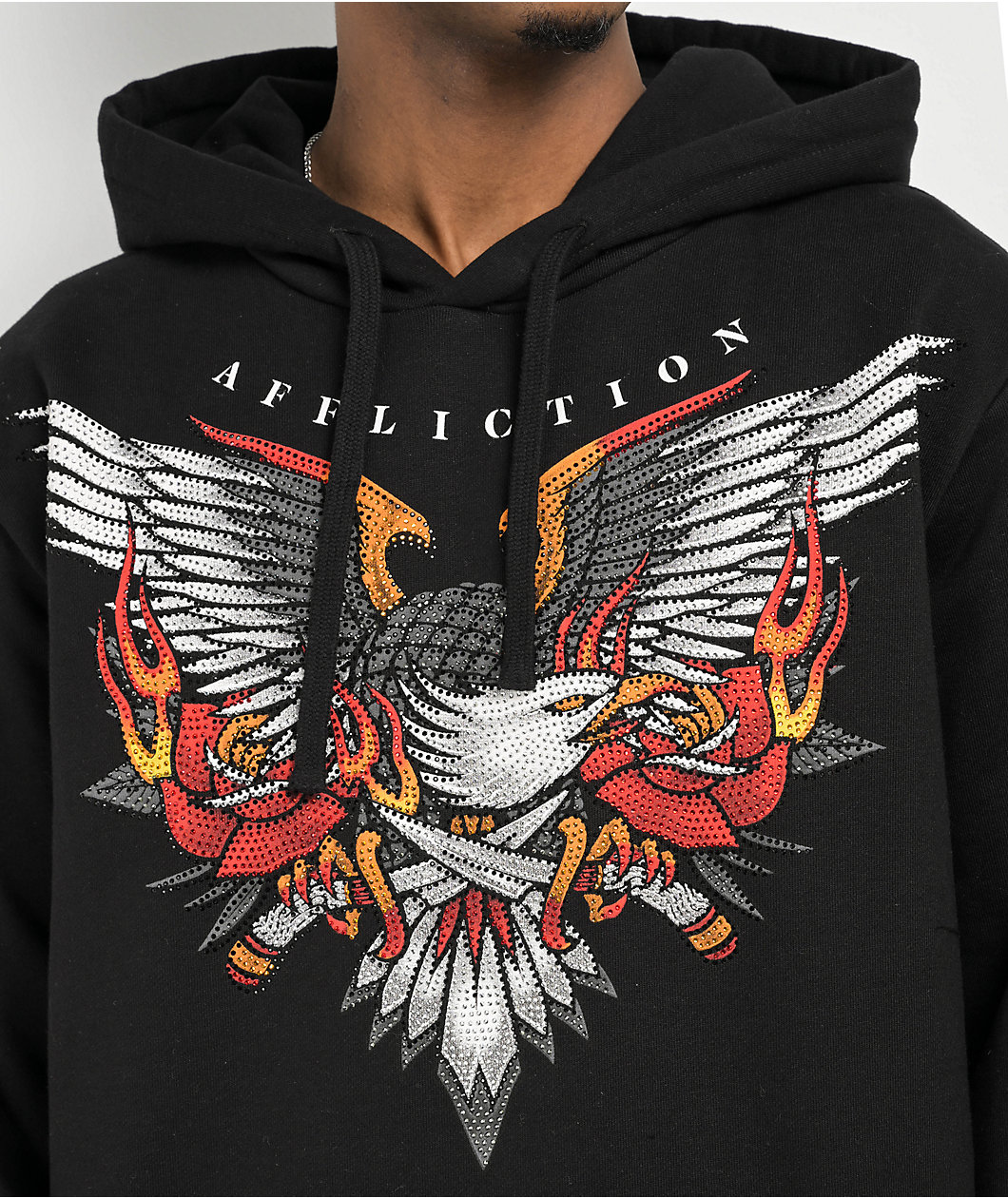 Affliction Eternal Strike Black Hoodie