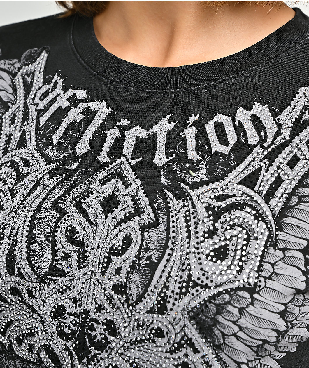 Affliction Eternal Throne Black T-Shirt