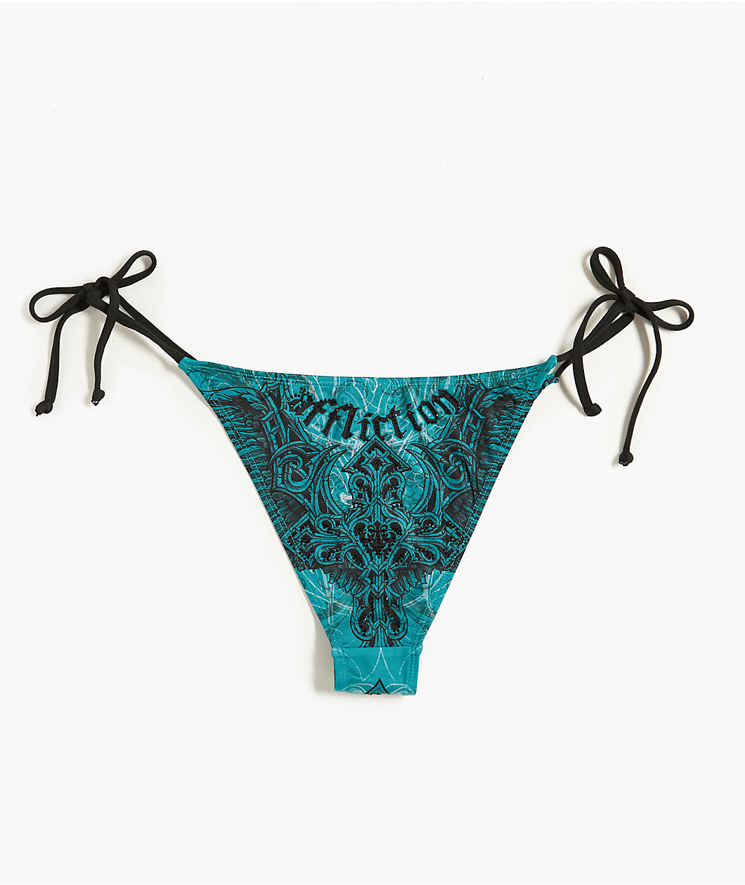 Affliction Eternal Throne Blue High Leg Bikini Bottom