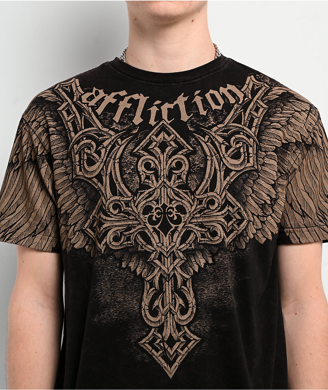 Affliction Eternal Throne Brown T-Shirt