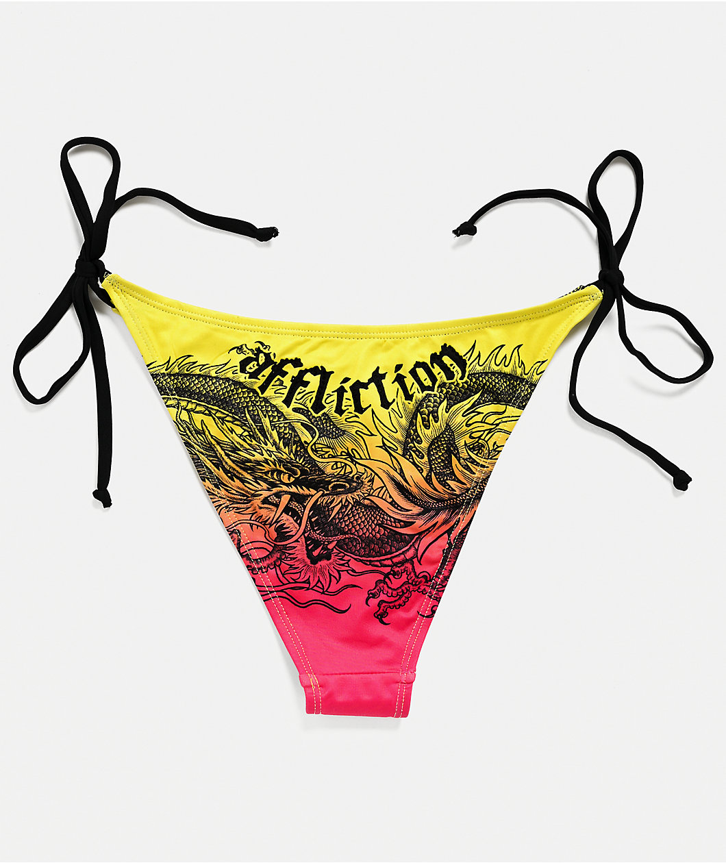 Affliction Flaming Dragon Gradient Bikini Bottom