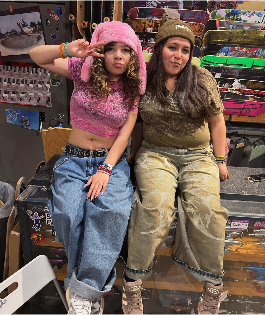 Affliction Forgotten Pink Burnout Crop T-Shirt