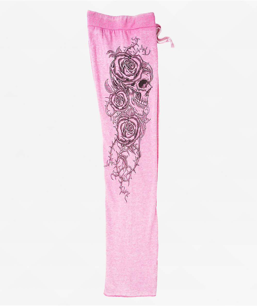Affliction Forgotten Pink Wash Wide Leg Sweatpants