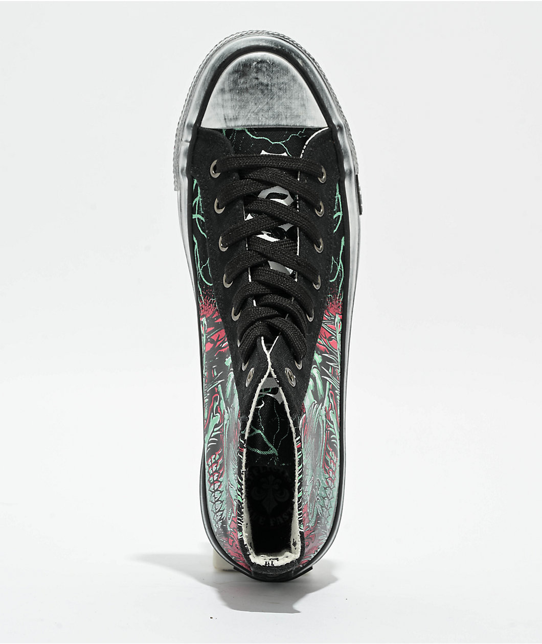 Affliction Ghost Black & Red Shoes