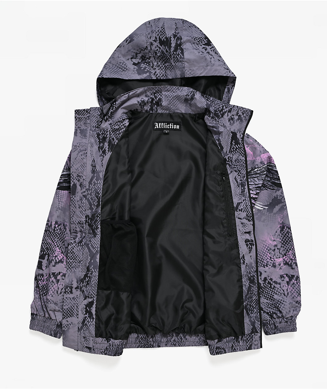 Affliction Grey & Purple Snowboard Jacket