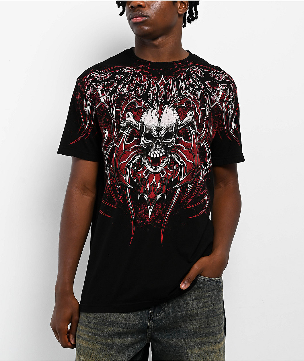 Affliction Immortal Empire Black T-Shirt