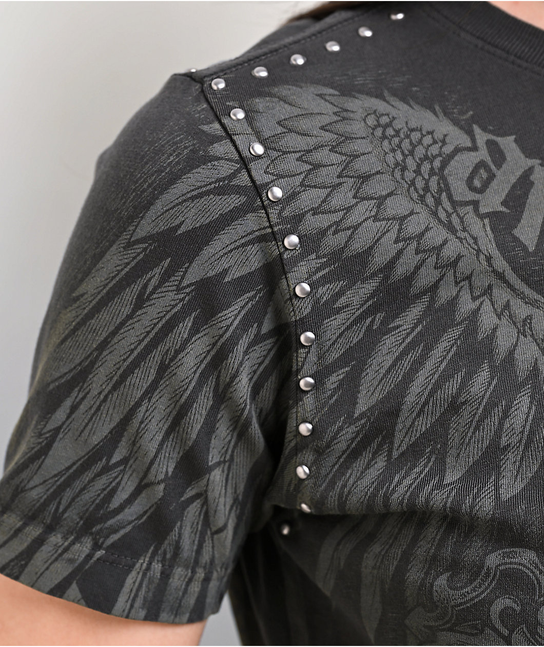 Affliction Indifference Black Wash T-Shirt
