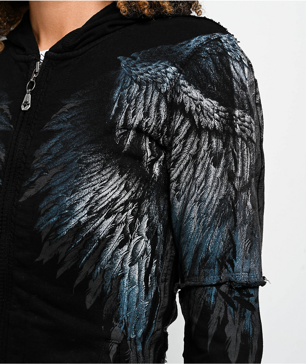 Affliction Isadore Black Zip Hoodie