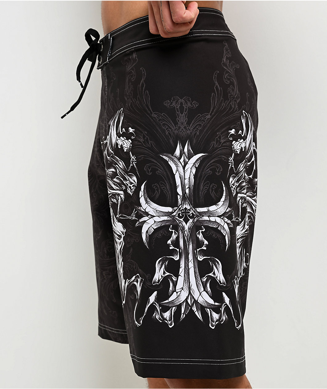 Affliction Jump Black Board Shorts