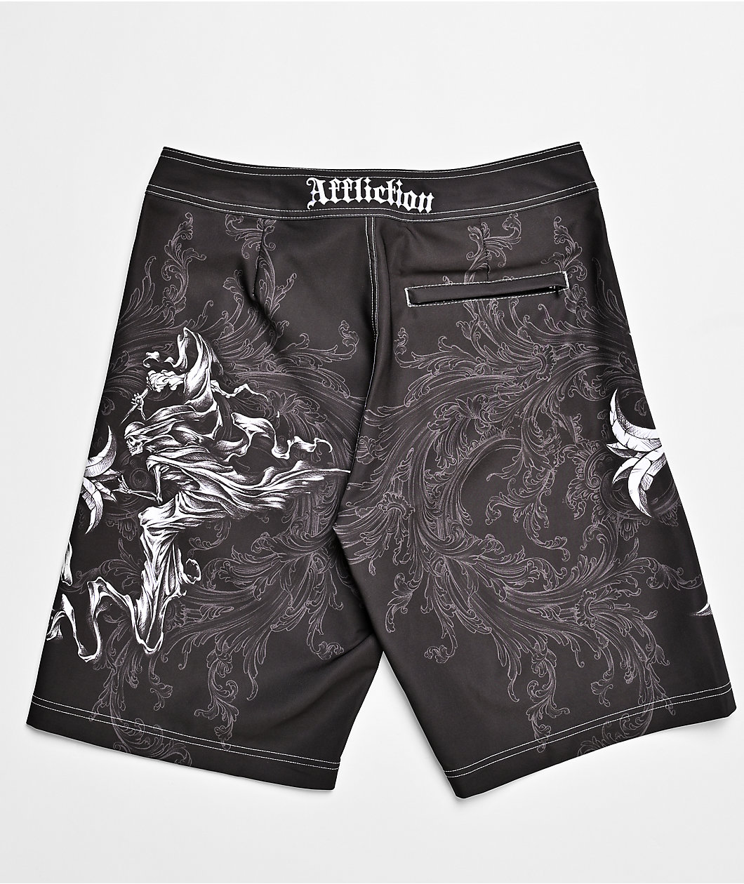 Affliction Jump Black Board Shorts