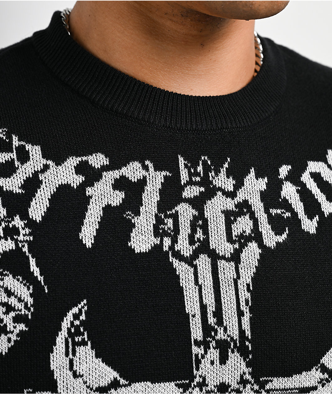 Affliction Jump Black Sweater