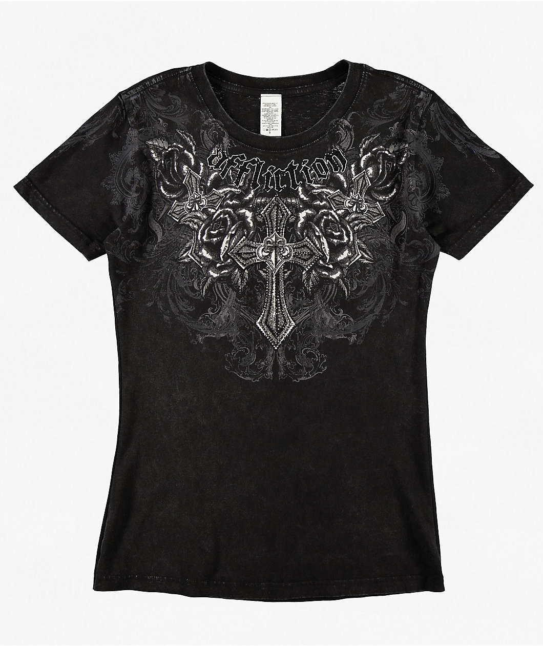 Affliction Keep The Faith Black T-Shirt