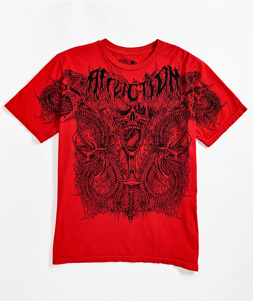 Affliction Kids Caustic Abyss Red T-Shirt