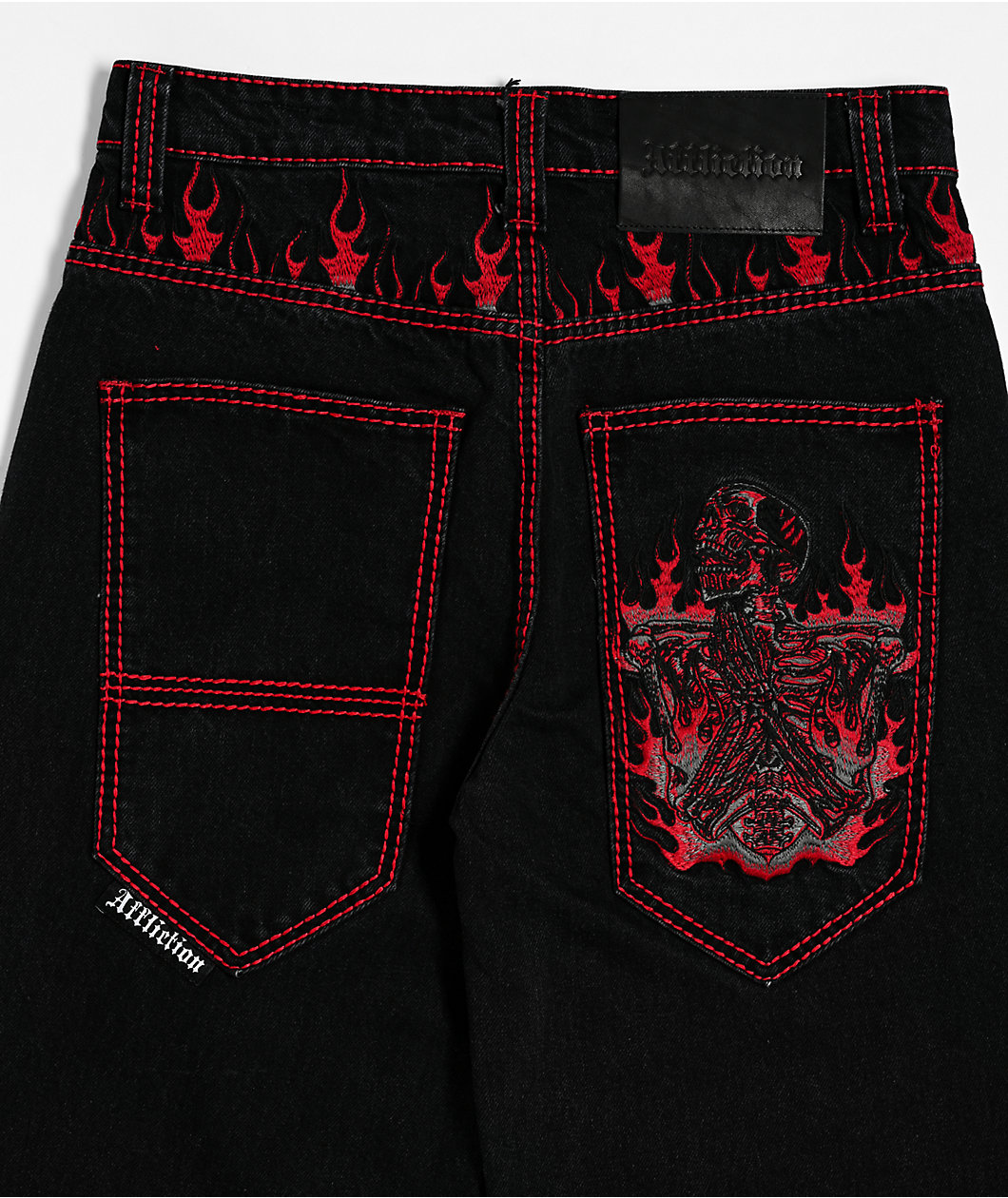 Affliction Kids Flameful Faith Black Jeans