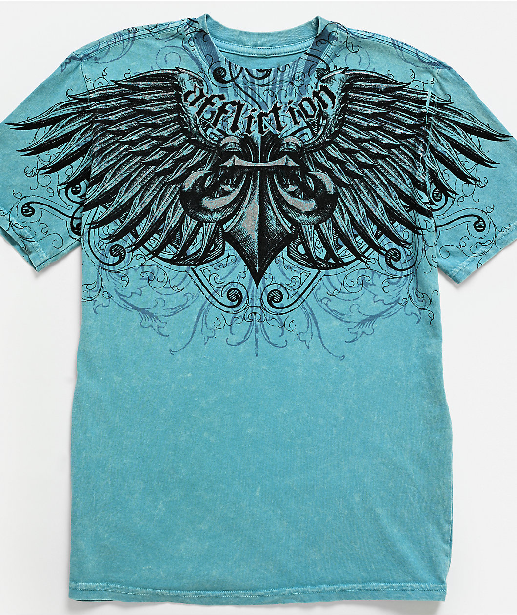 Affliction Kids Ice Blade Blue Wash T-Shirt