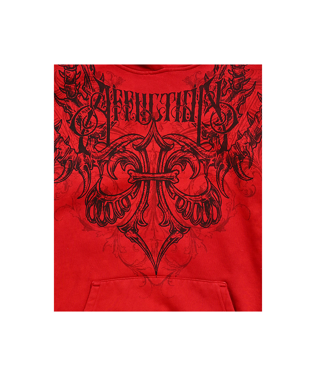 Affliction Kids Vertebrae Red Hoodie